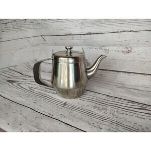 Winco Stainless Goose Neck 20 Oz Tea Pot 4 Cup Coffee Carafe Infusing kettle